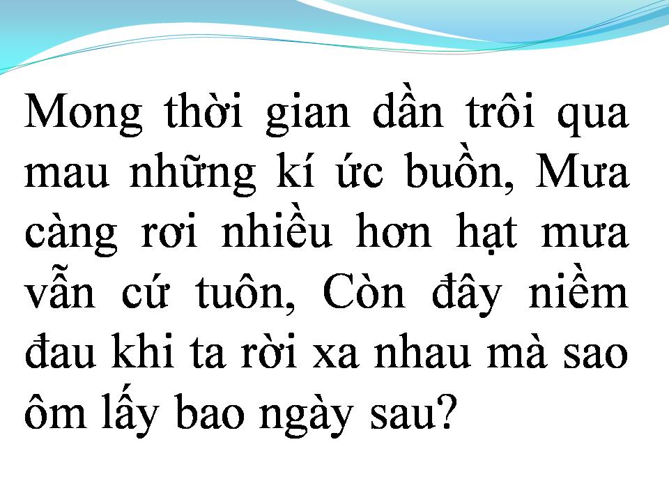 Lời bài hát VỤT MẤT