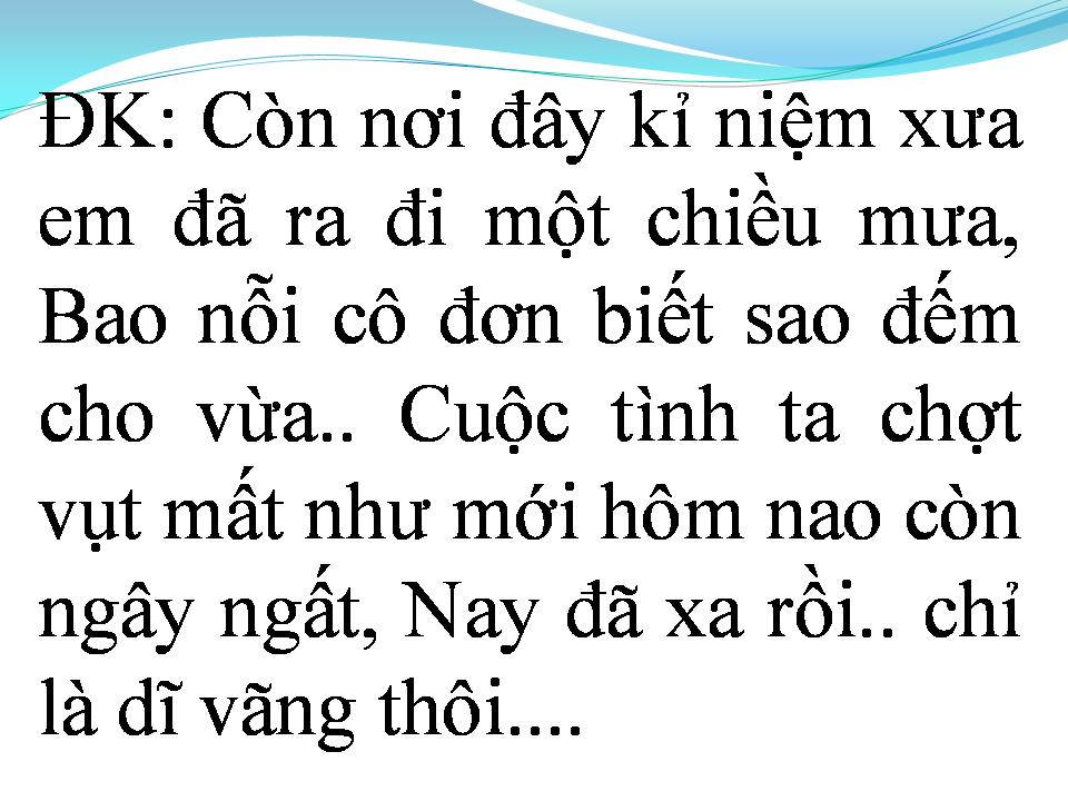 Lời bài hát VỤT MẤT