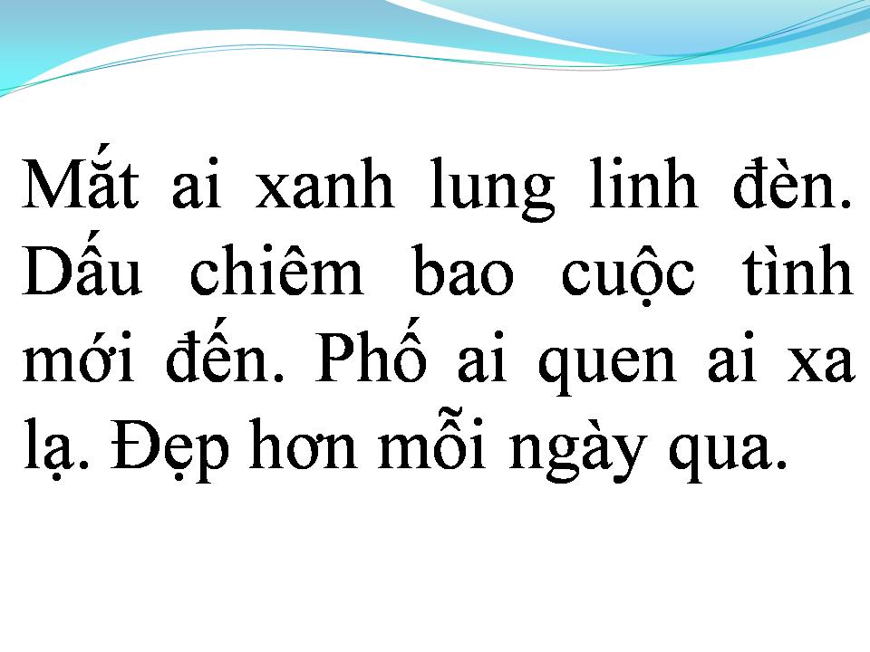 Lời bài hát VỪA BIẾT DẤU YÊU