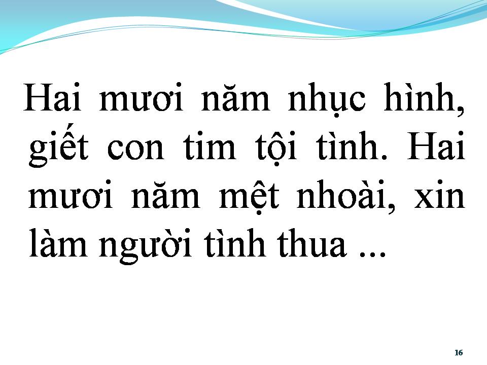 Lời bài hát VỰC THẨM TÌNH YÊU