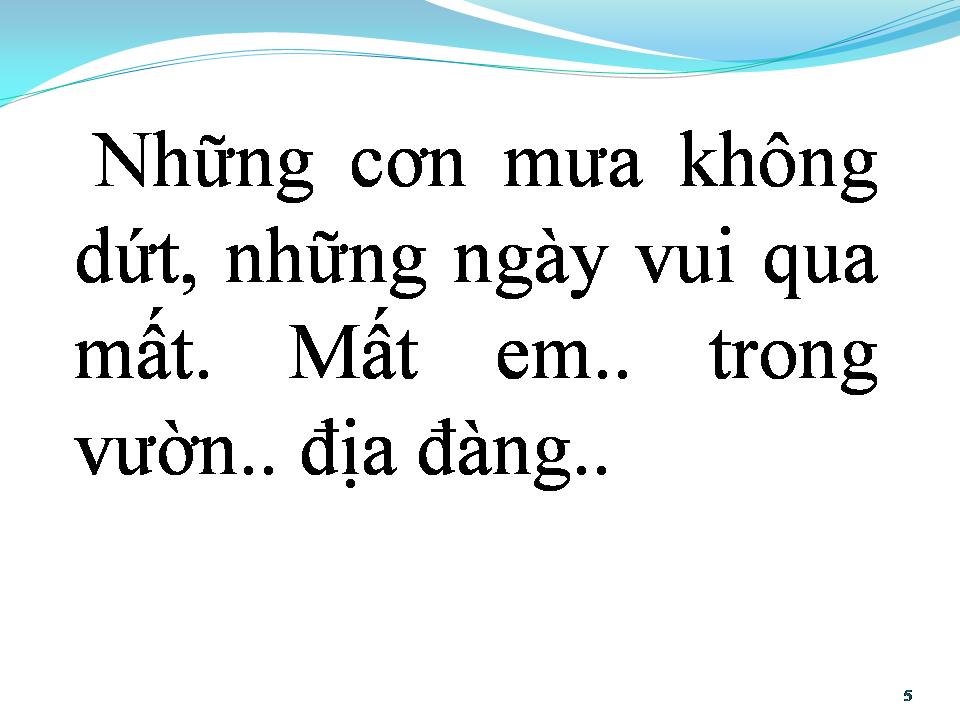 Lời bài hát VƯỜN ĐỊA ĐÀNG