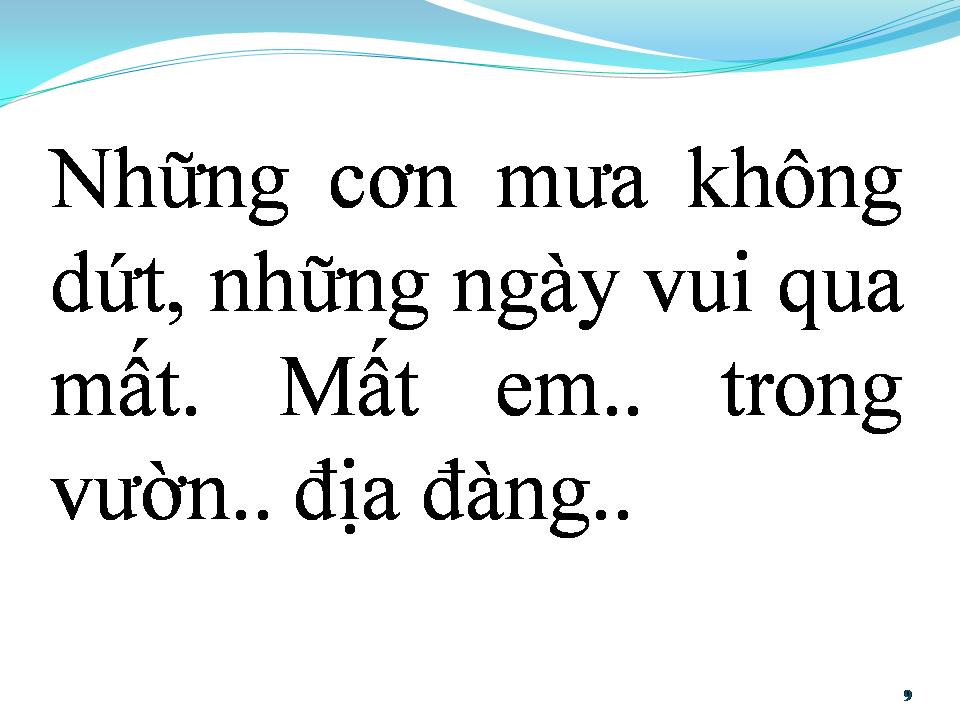 Lời bài hát VƯỜN ĐỊA ĐÀNG