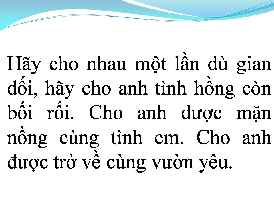 Lời bài hát VƯỜN YÊU