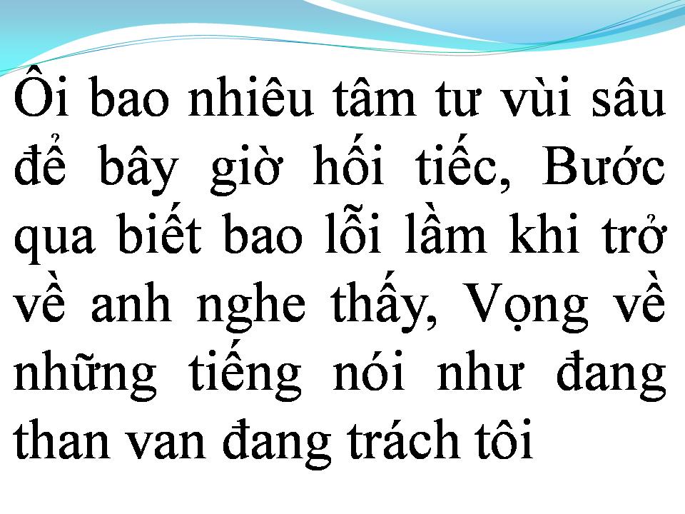 Lời bài hát VƯỢT QUA