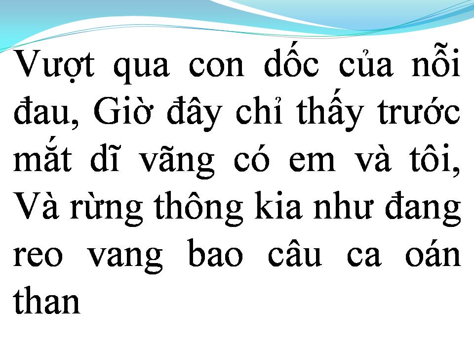 Lời bài hát VƯỢT QUA