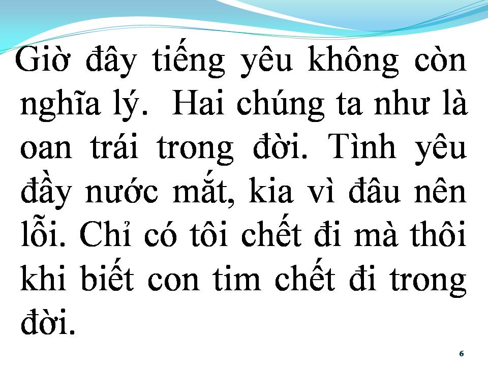 Lời bài hát VỨT ĐI CHỮ TÌNH