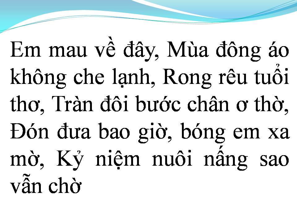 Lời bài hát CỎ XANH