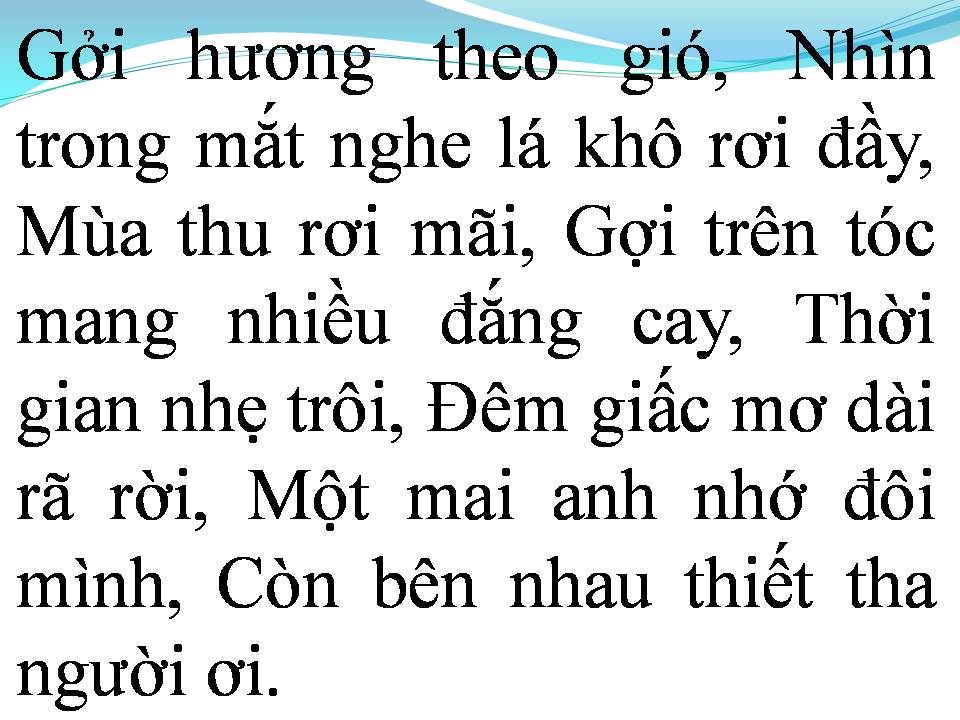 Lời bài hát CỎ XANH