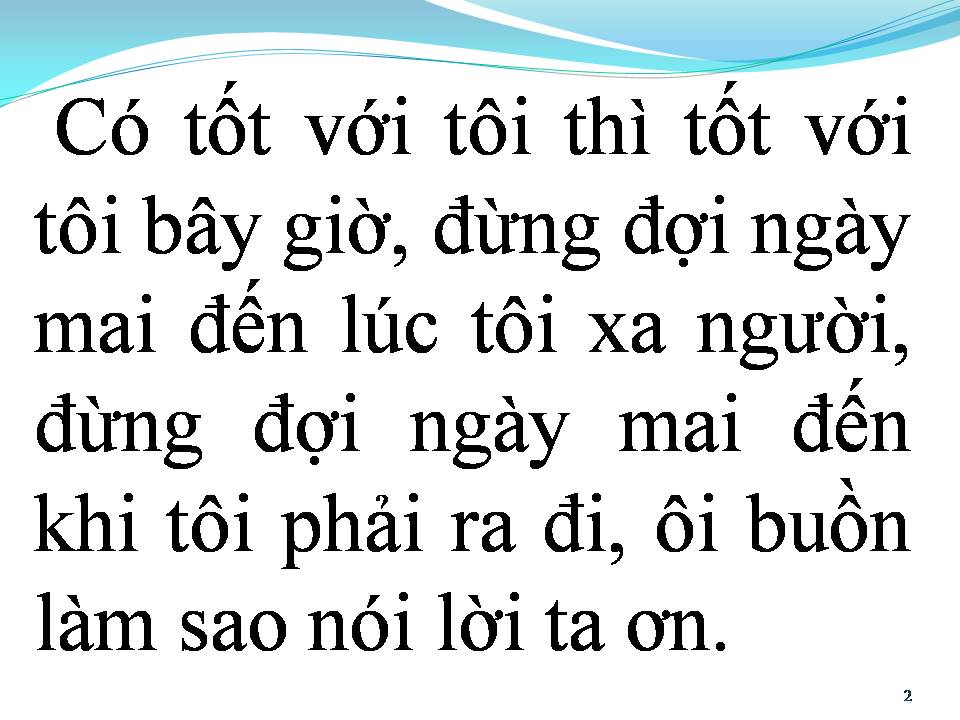 Lời bài hát NẾU CÓ YÊU TÔI