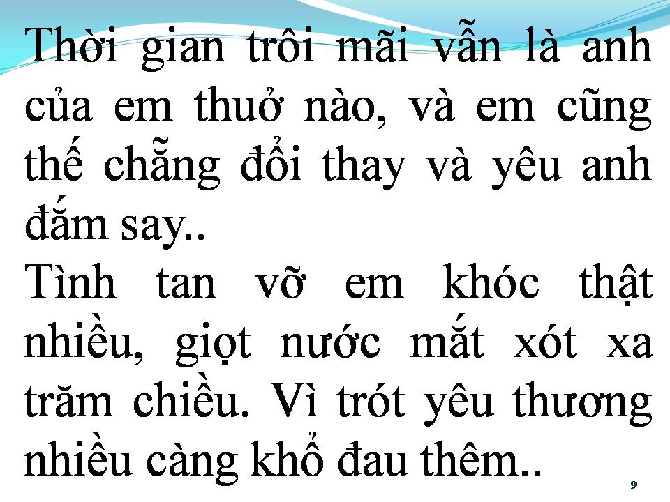 Lời bài hát DẠ KHÚC BUỒN