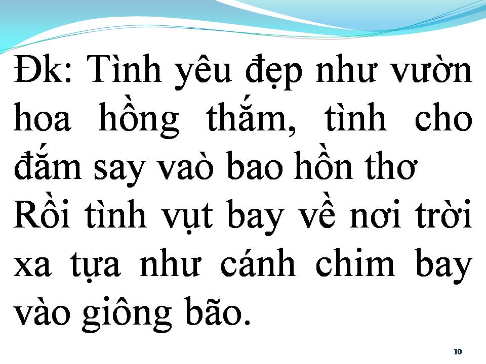 Lời bài hát DẠ KHÚC BUỒN