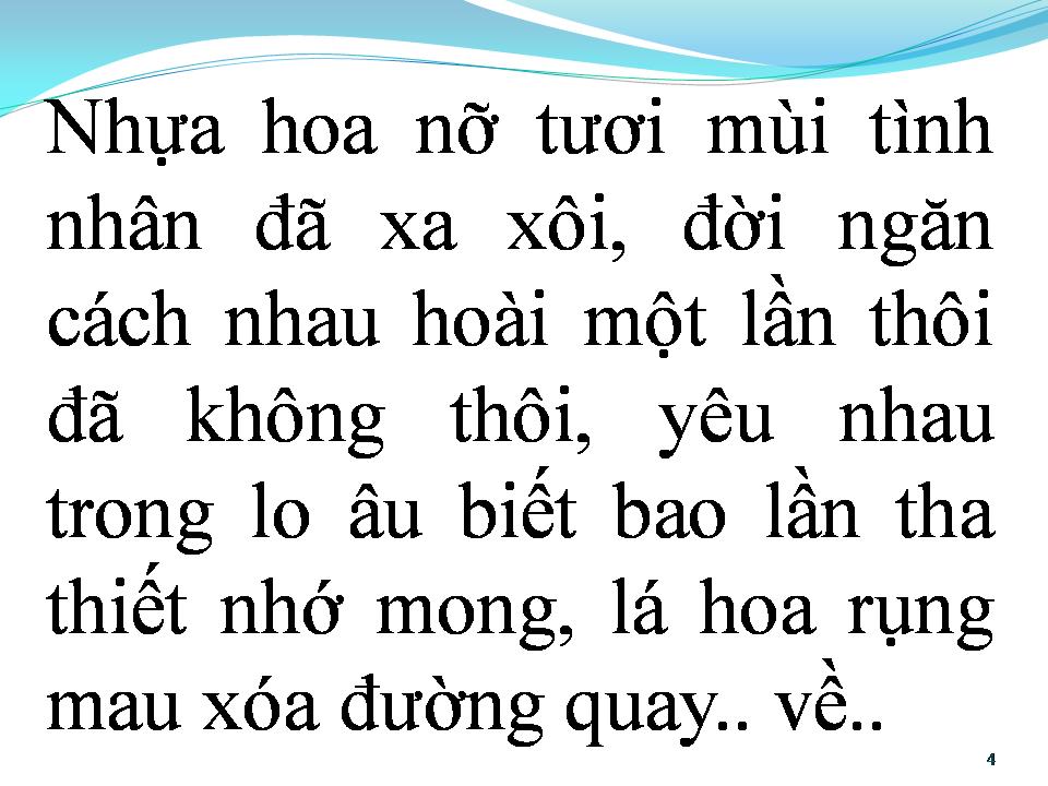 Lời bài hát DẠ KHÚC CHO TÌNH NHÂN
