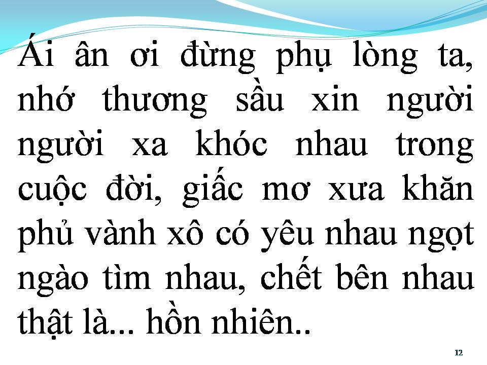 Lời bài hát DẠ KHÚC CHO TÌNH NHÂN