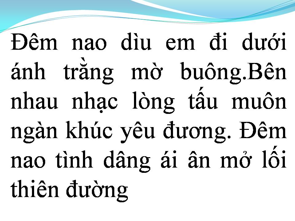 Lời bài hát DẠ KHÚC CUỐI