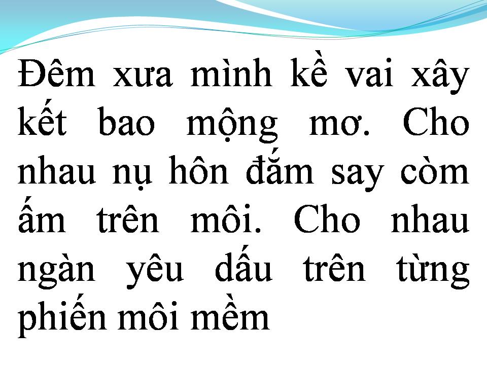 Lời bài hát DẠ KHÚC CUỐI
