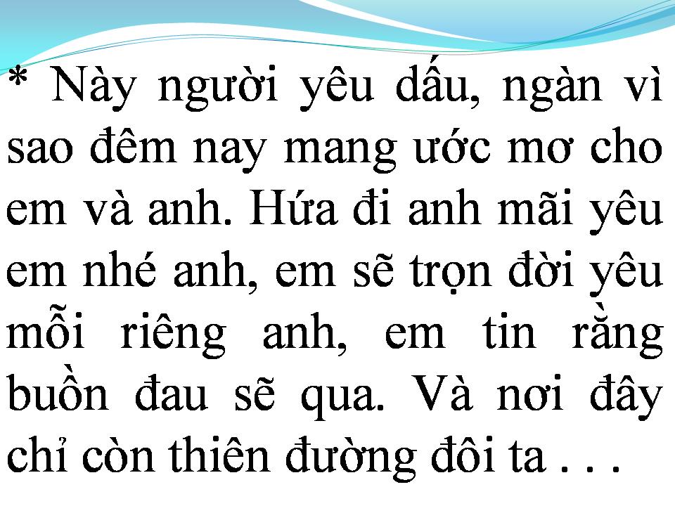 Lời bài hát DẠ KHÚC MÙA ĐÔNG