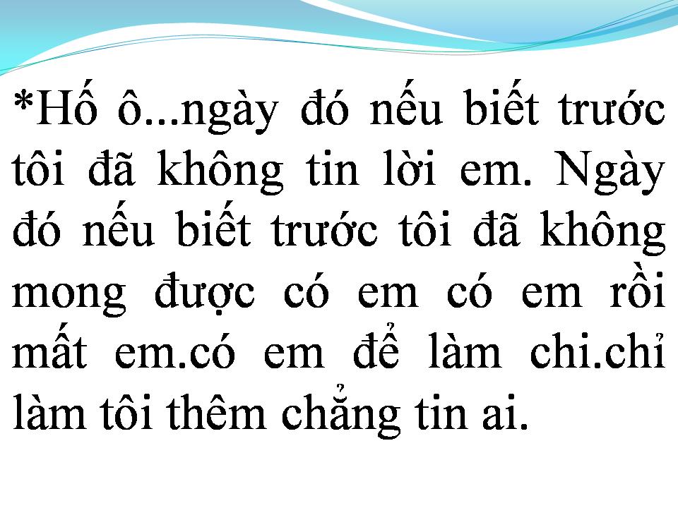 Lời bài hát ĐÃ QUÁ NHIỀU NỖI ĐAU