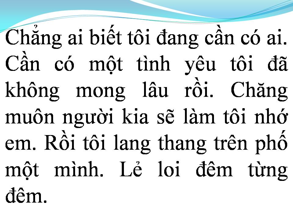 Lời bài hát ĐÃ QUÁ NHIỀU NỖI ĐAU