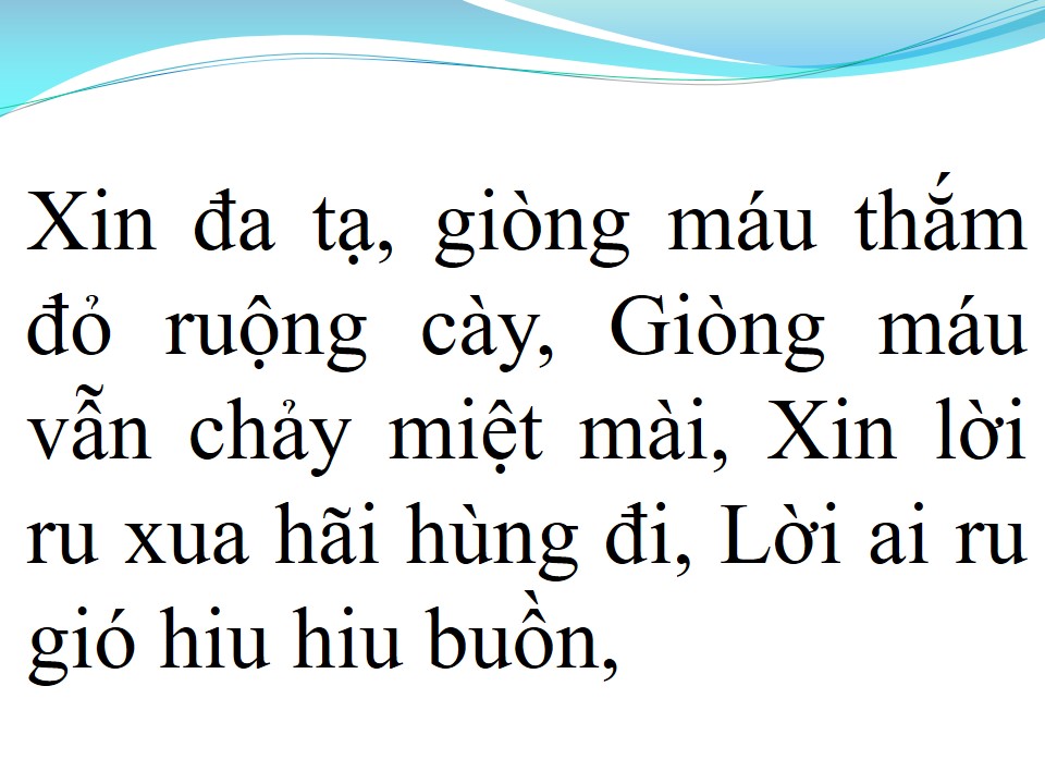 Lời bài hát ĐA TẠ