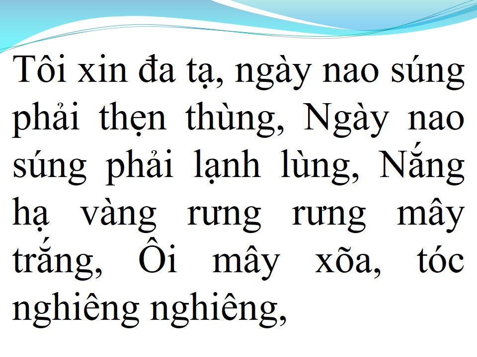 Lời bài hát ĐA TẠ