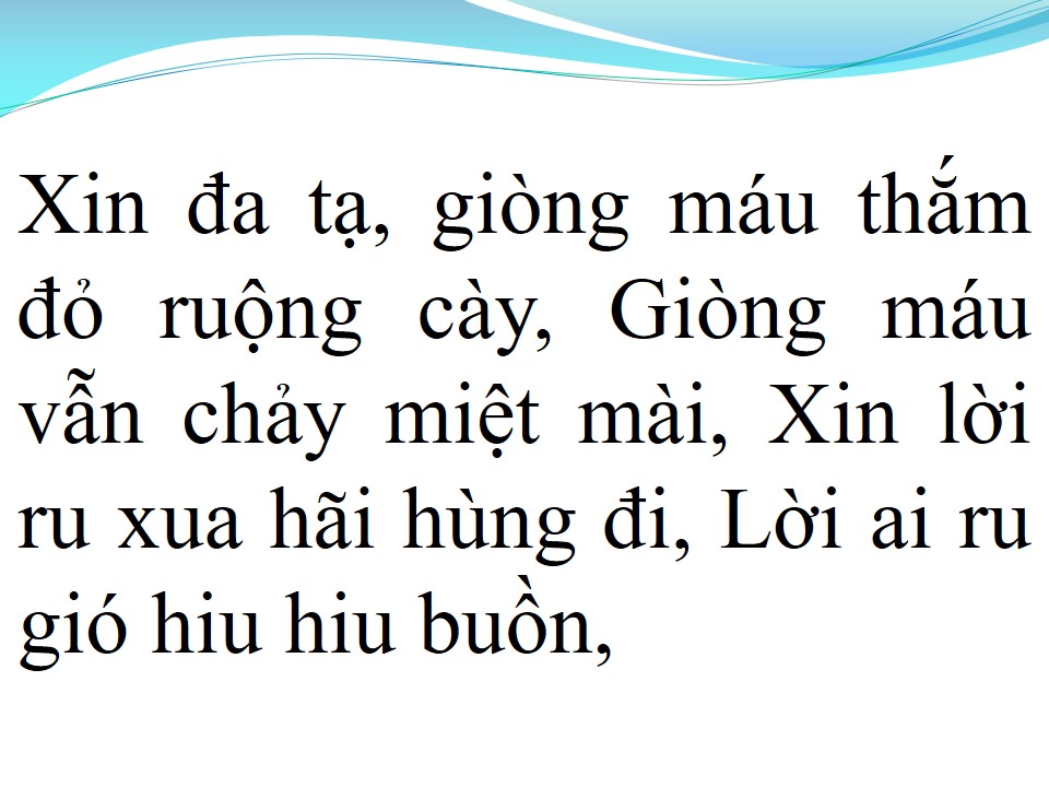 Lời bài hát ĐA TẠ