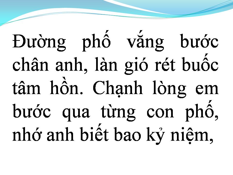 Lời bài hát ĐÃ XA CUỘC TÌNH