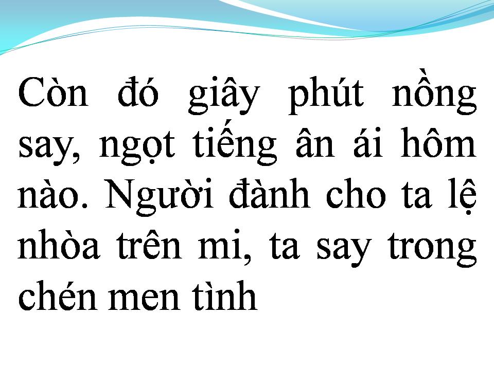 Lời bài hát ĐÃ XA CUỘC TÌNH