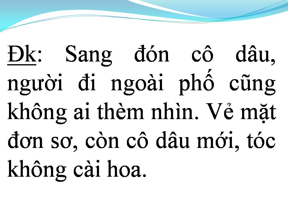 Lời bài hát ĐÁM CƯỚI NGHÈO