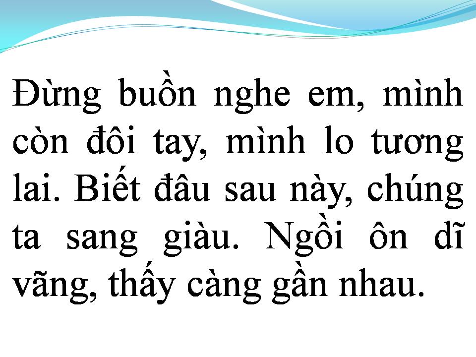 Lời bài hát ĐÁM CƯỚI NGHÈO