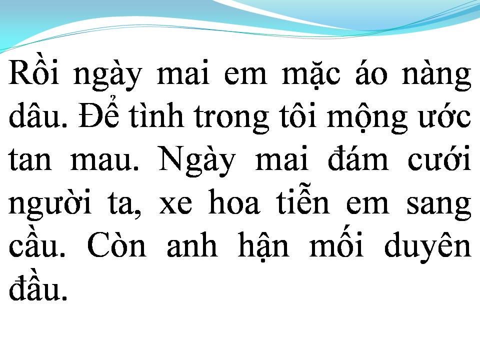 Lời bài hát ĐÁM CƯỚI NGƯỜI TA