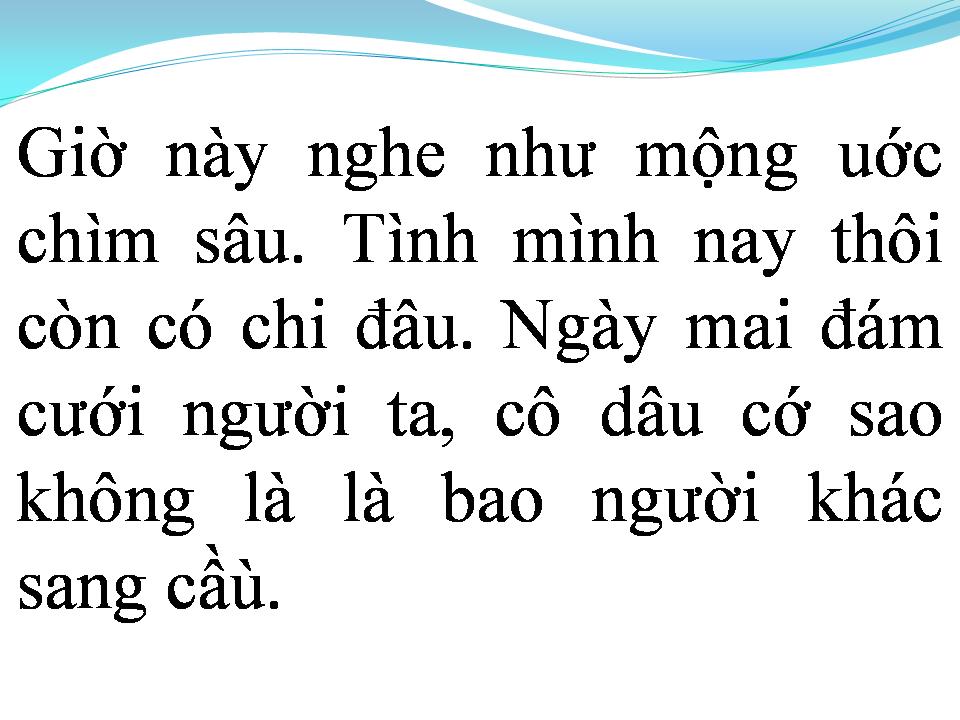 Lời bài hát ĐÁM CƯỚI NGƯỜI TA