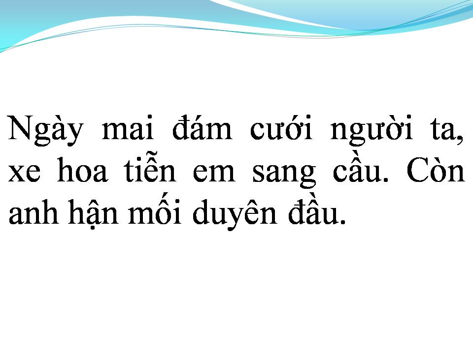 Lời bài hát ĐÁM CƯỚI NGƯỜI TA