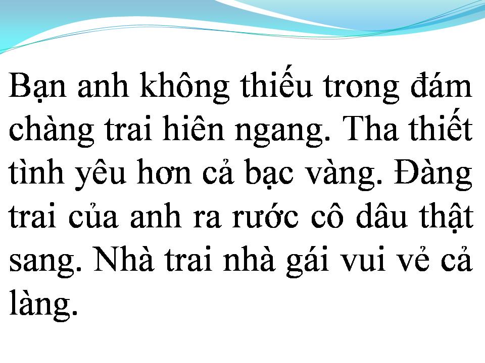 Lời bài hát ĐÁM CƯỚI NHÀ BINH