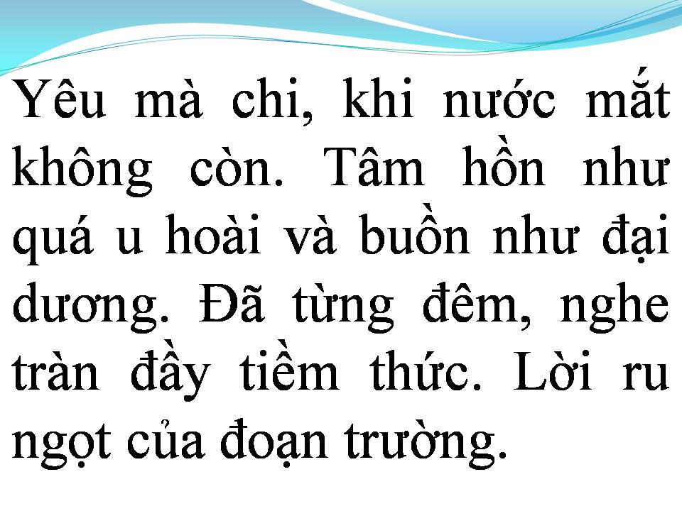 Lời bài hát ĐAM MÊ
