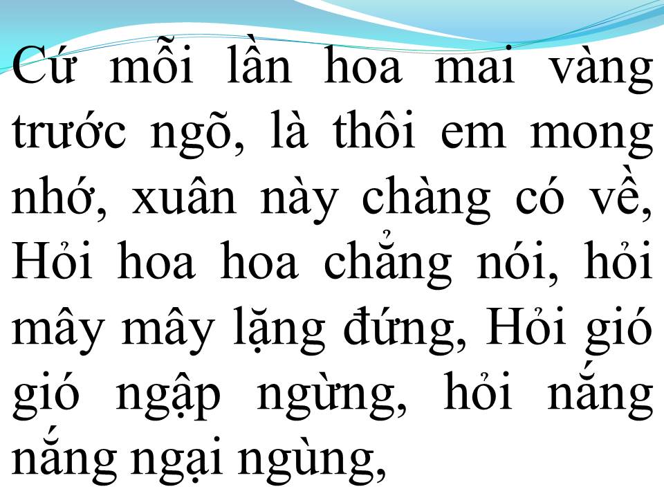 Lời bài hát ĐAN ÁO MÙA XUÂN
