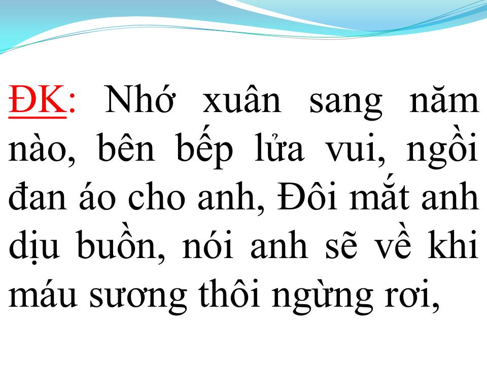 Lời bài hát ĐAN ÁO MÙA XUÂN