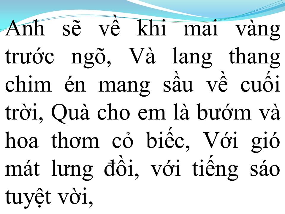 Lời bài hát ĐAN ÁO MÙA XUÂN