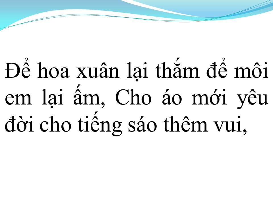 Lời bài hát ĐAN ÁO MÙA XUÂN