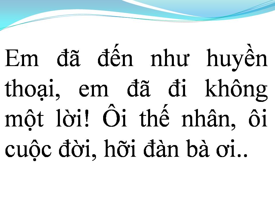 Lời bài hát ĐÀN BÀ