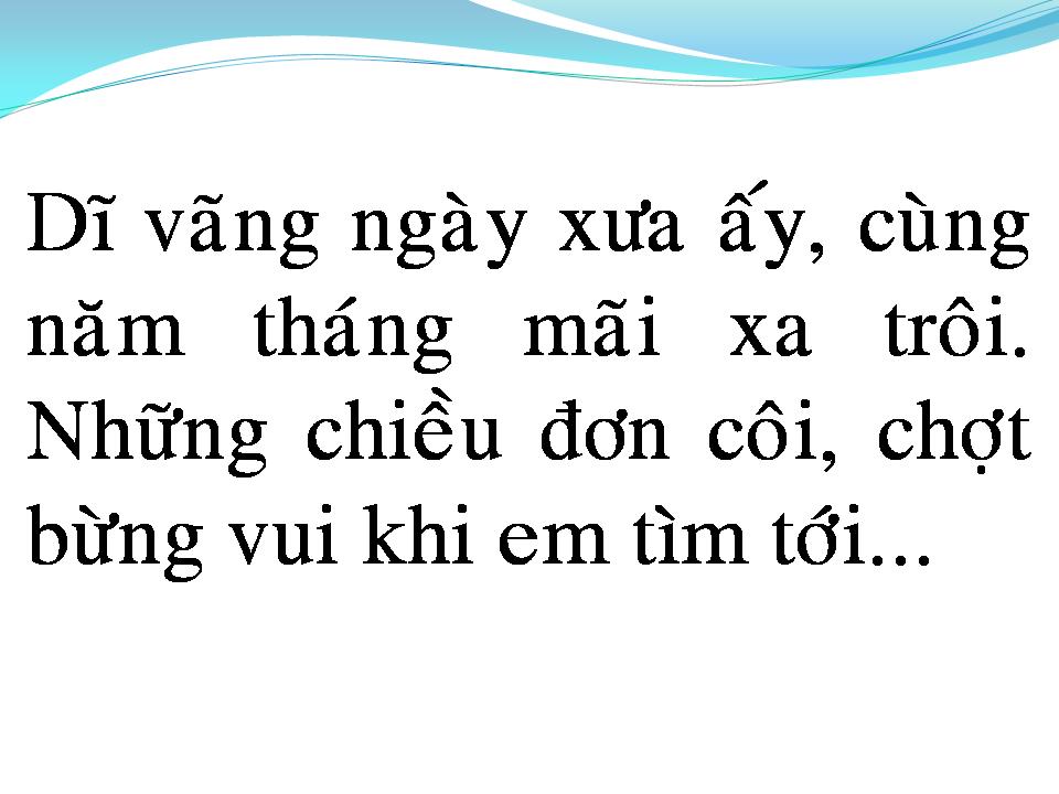 Lời bài hát DÁNG XƯA