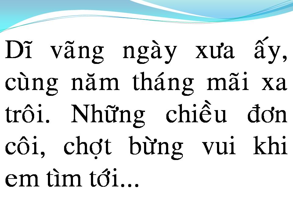 Lời bài hát DÁNG XƯA