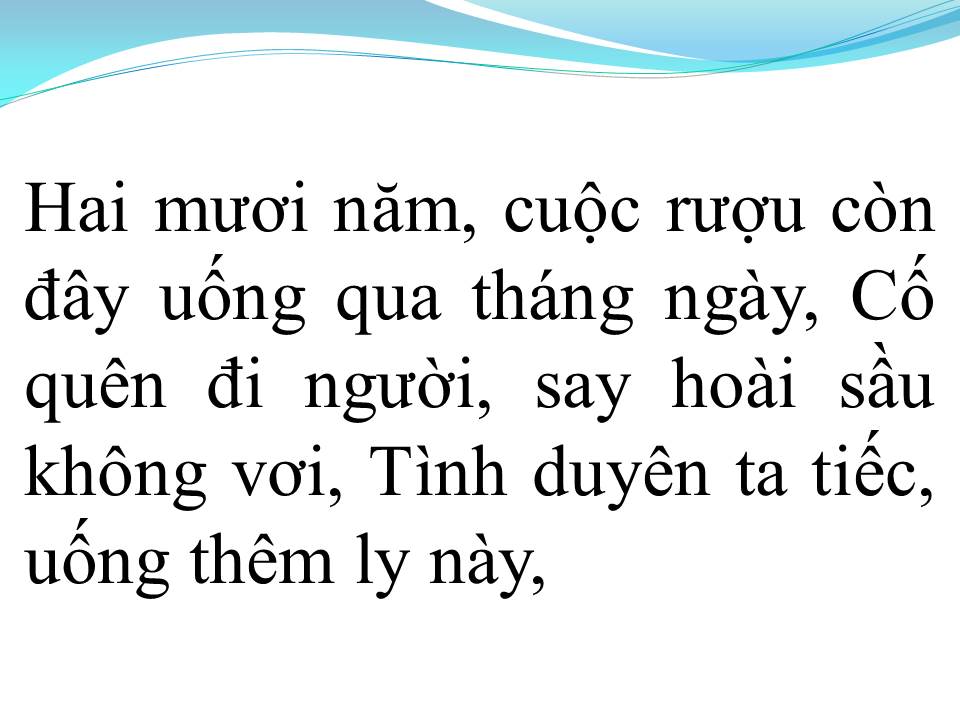 Lời bài hát ĐẮP MỘ CUỘC TÌNH