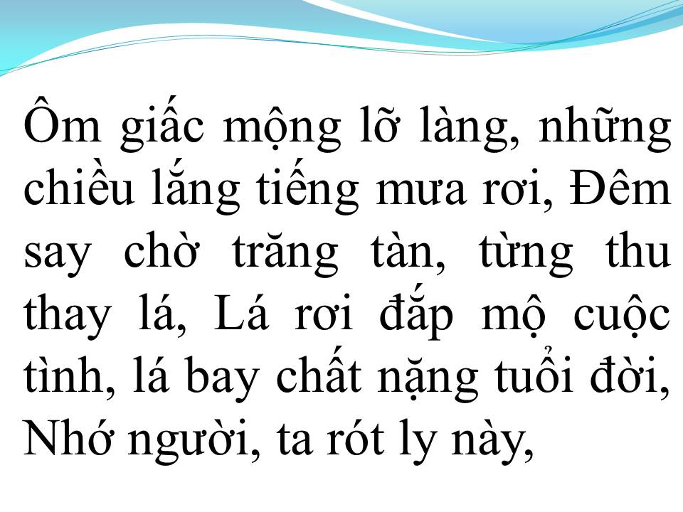 Lời bài hát ĐẮP MỘ CUỘC TÌNH
