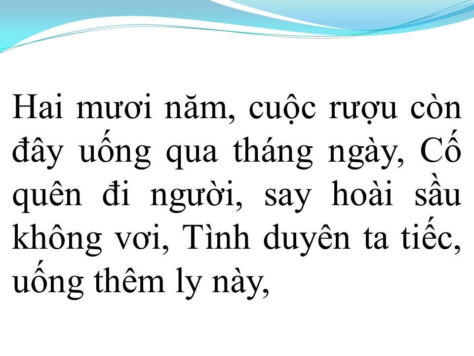 Lời bài hát ĐẮP MỘ CUỘC TÌNH