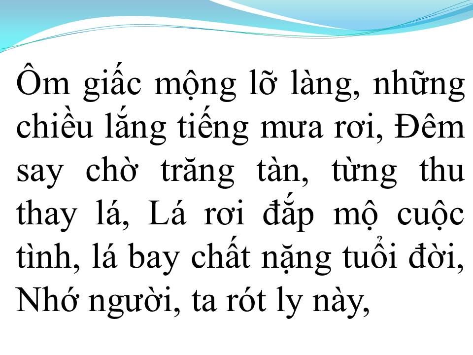 Lời bài hát ĐẮP MỘ CUỘC TÌNH