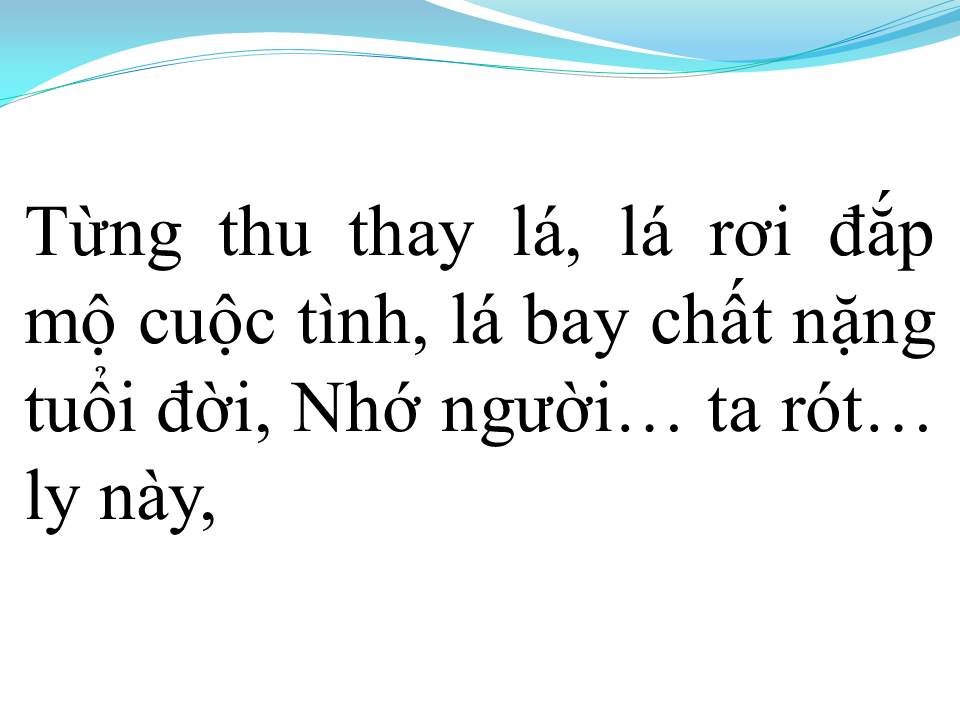 Lời bài hát ĐẮP MỘ CUỘC TÌNH