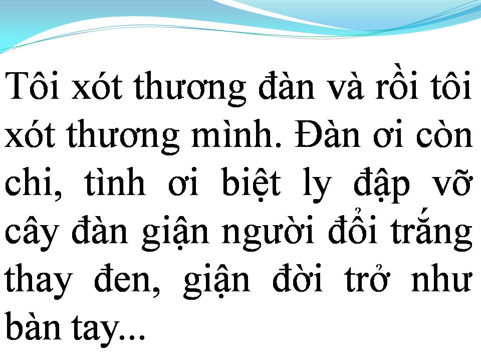 Lời bài hát ĐẬP VỠ CÂY ĐÀN