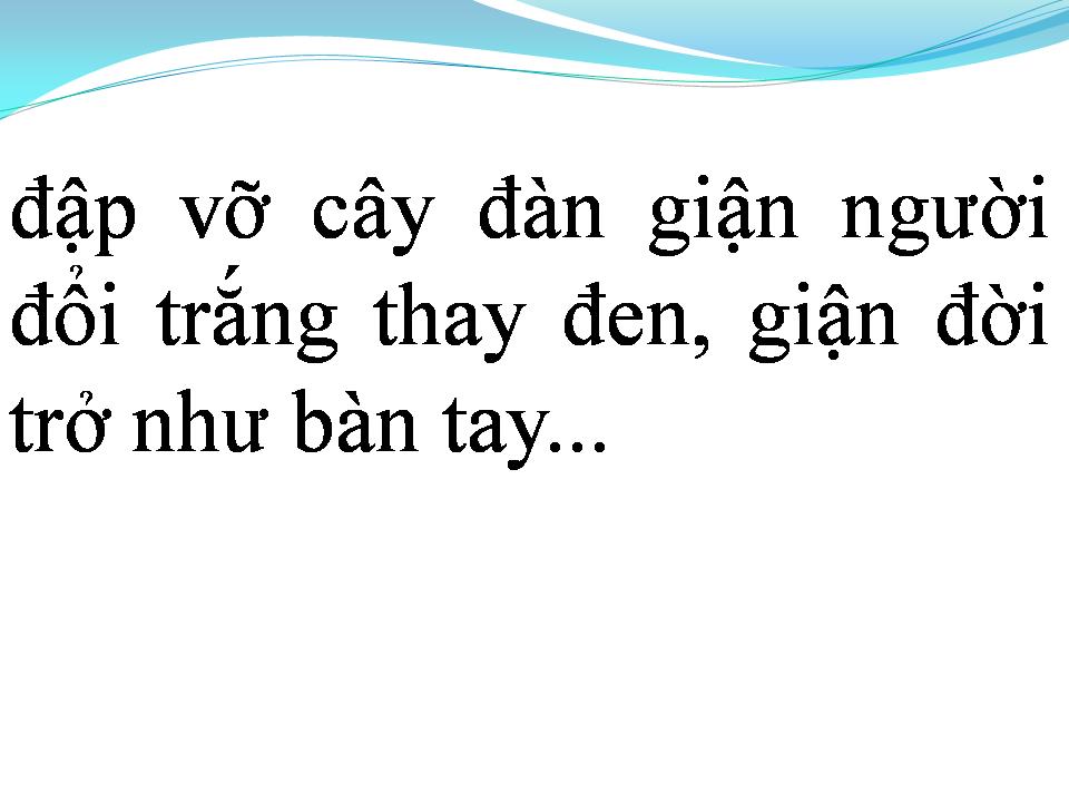 Lời bài hát ĐẬP VỠ CÂY ĐÀN