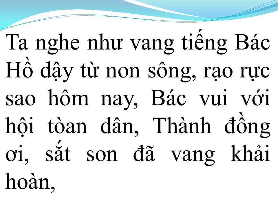 Lời bài hát ĐẤT NƯỚC TRỌN NIỀM VUI