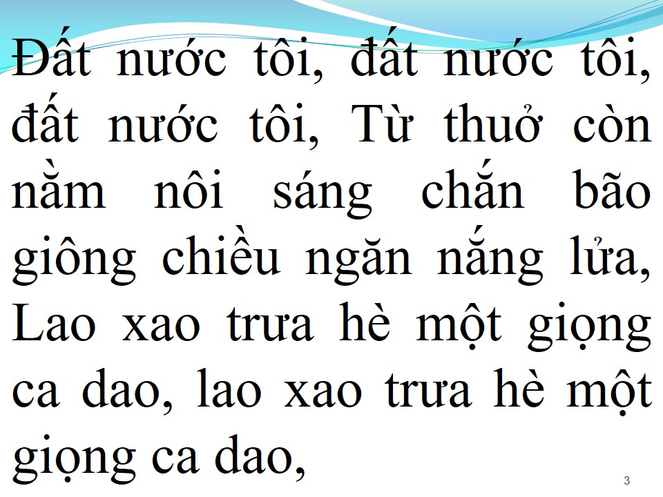 Lời bài hát ĐẤT NƯỚC